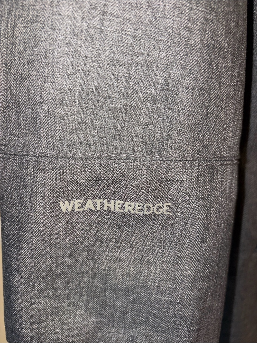 Eddie Bauer Women's WeatherEdge® Slim Straight Rain Jacket in Gray Herringbone